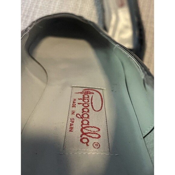 Vintage Pappagallo Flats Patent Leather Black 9 M - Picture 8 of 9